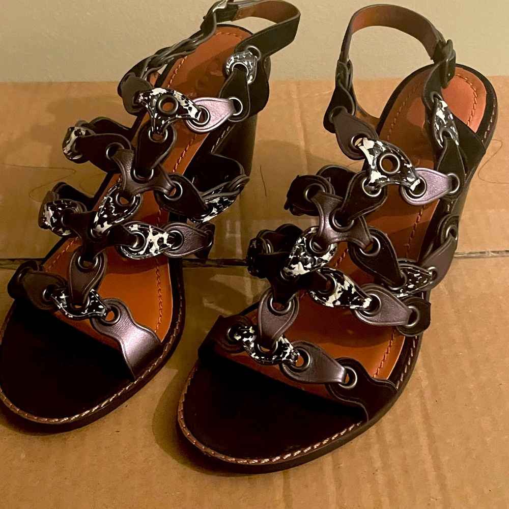 Coach chain link sandal